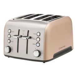 Russell Hobbs Brooklyn 4 Slice Toaster Champagne -Breville Store BP634740 nc