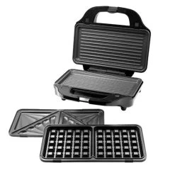 Smith & Nobel Sandwich Press With 3 Interchangeable Plates SNSM03 -Breville Store BP635981 nc