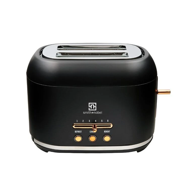 Smith & Nobel 2 Slice Toaster Black And Rose Gold SNRGT25B 4 Smith & Nobel 2 Slice Toaster Black And Rose Gold SNRGT25B - Image 4