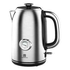Smith & Nobel 1.7 Litre Stainless Steel Retro Kettle TM1108T