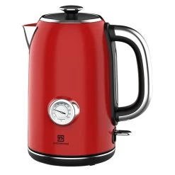 Smith & Nobel 1.7 Litre Red Retro Kettle TM1108TR