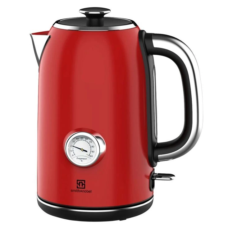 Smith & Nobel 1.7 Litre Red Retro Kettle TM1108TR 1 Smith & Nobel 1.7 Litre Red Retro Kettle TM1108TR