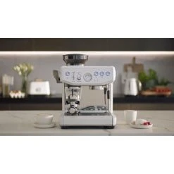 Breville Barista Express Impress Sea Salt Coffee Machine