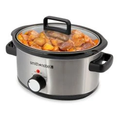 Smith & Nobel Slow Cooker Stainless Steel 6L