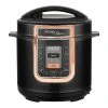 Healthy Choice 6L Pressure Cooker Black With Rose Gold