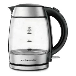 Smith & Nobel Glass Kettle Stainless Steel