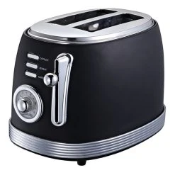 Smith & Nobel 2 Slice Retro Toaster Black