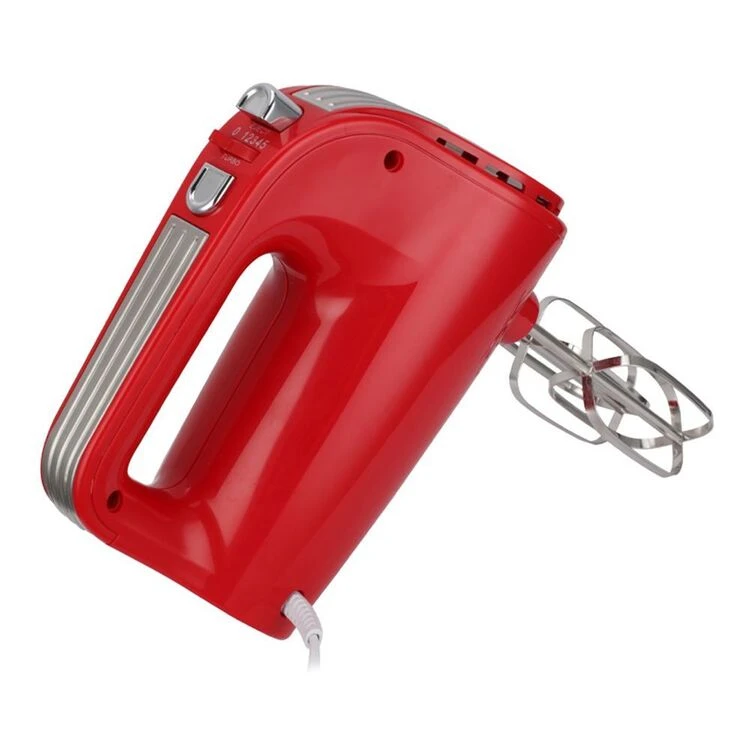Smith & Nobel Retro Hand Mixer Red 2 Smith & Nobel Retro Hand Mixer Red - Image 2