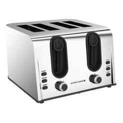Smith & Nobel Stainless Steel 4 Slice Toaster