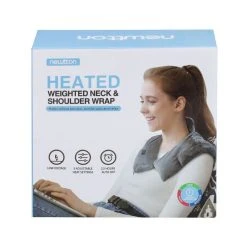Newtton Low Voltage Heated Weighted Neck And Shoulder Wrap