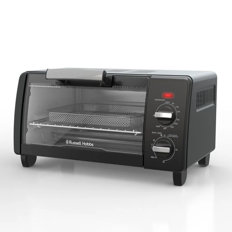 Russell Hobbs Bake Expert Mini Toaster Oven Black RHTOV15 1 Russell Hobbs Bake Expert Mini Toaster Oven Black RHTOV15